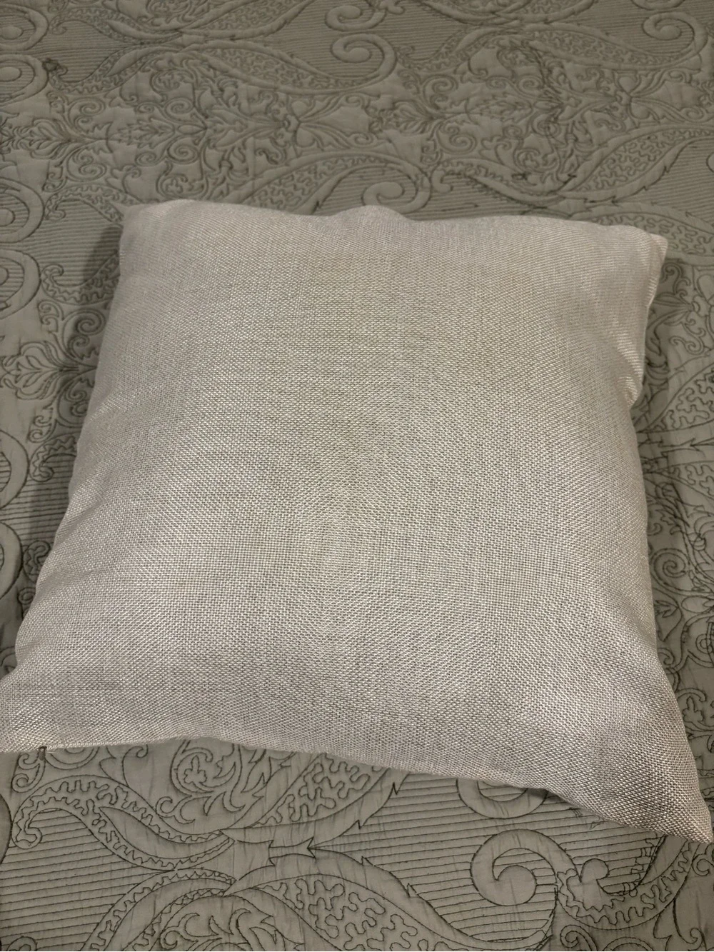 Decorative Throw Pillow with Greenery Truck Print